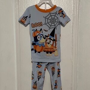 Bluey Halloween Pajama Set NWOT